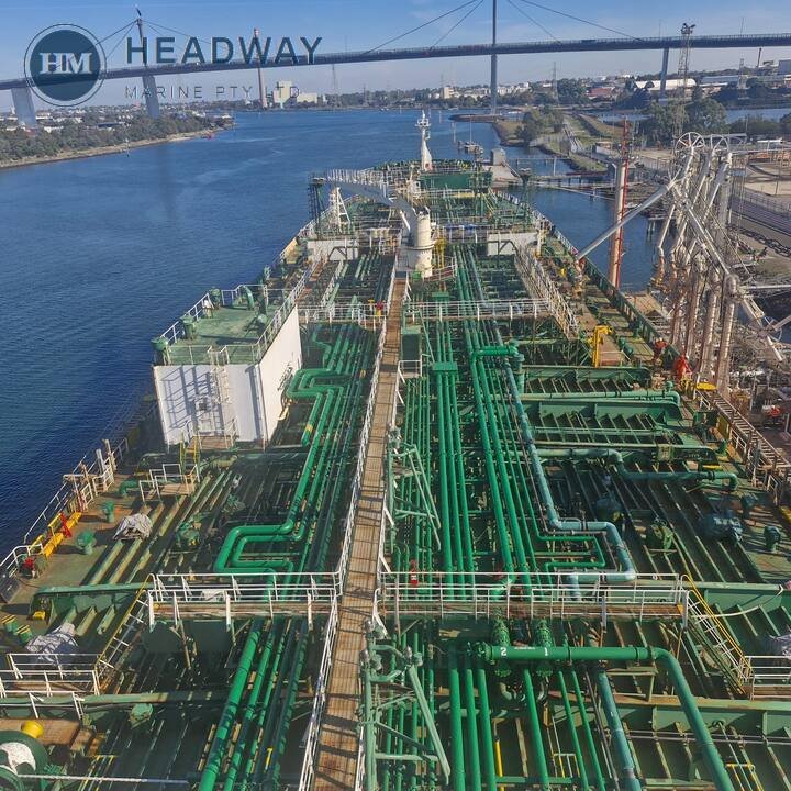 Surveyor recording cargo-hold condition